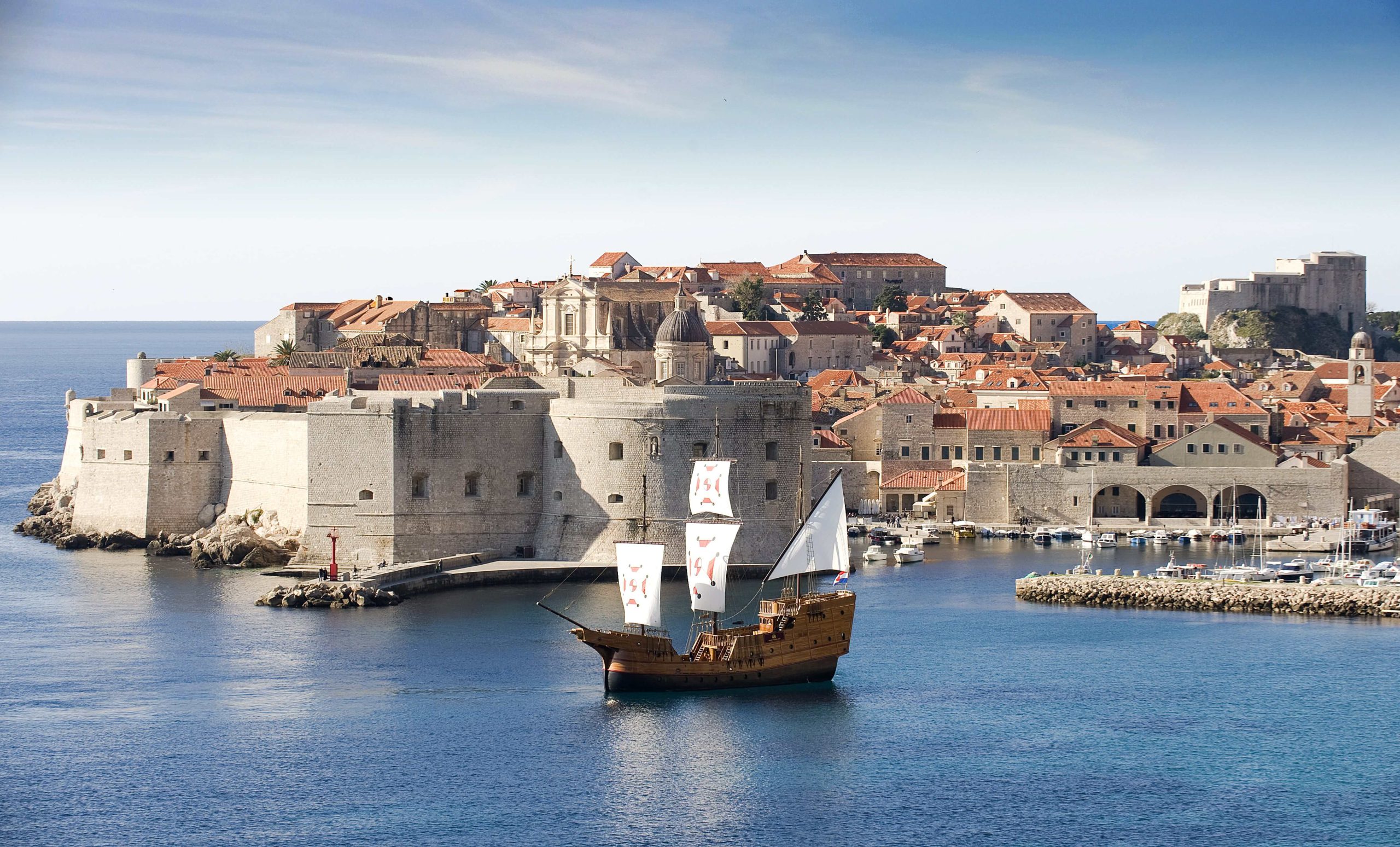 Sailing onboard majestic merchant ship - Dubrovnik activity