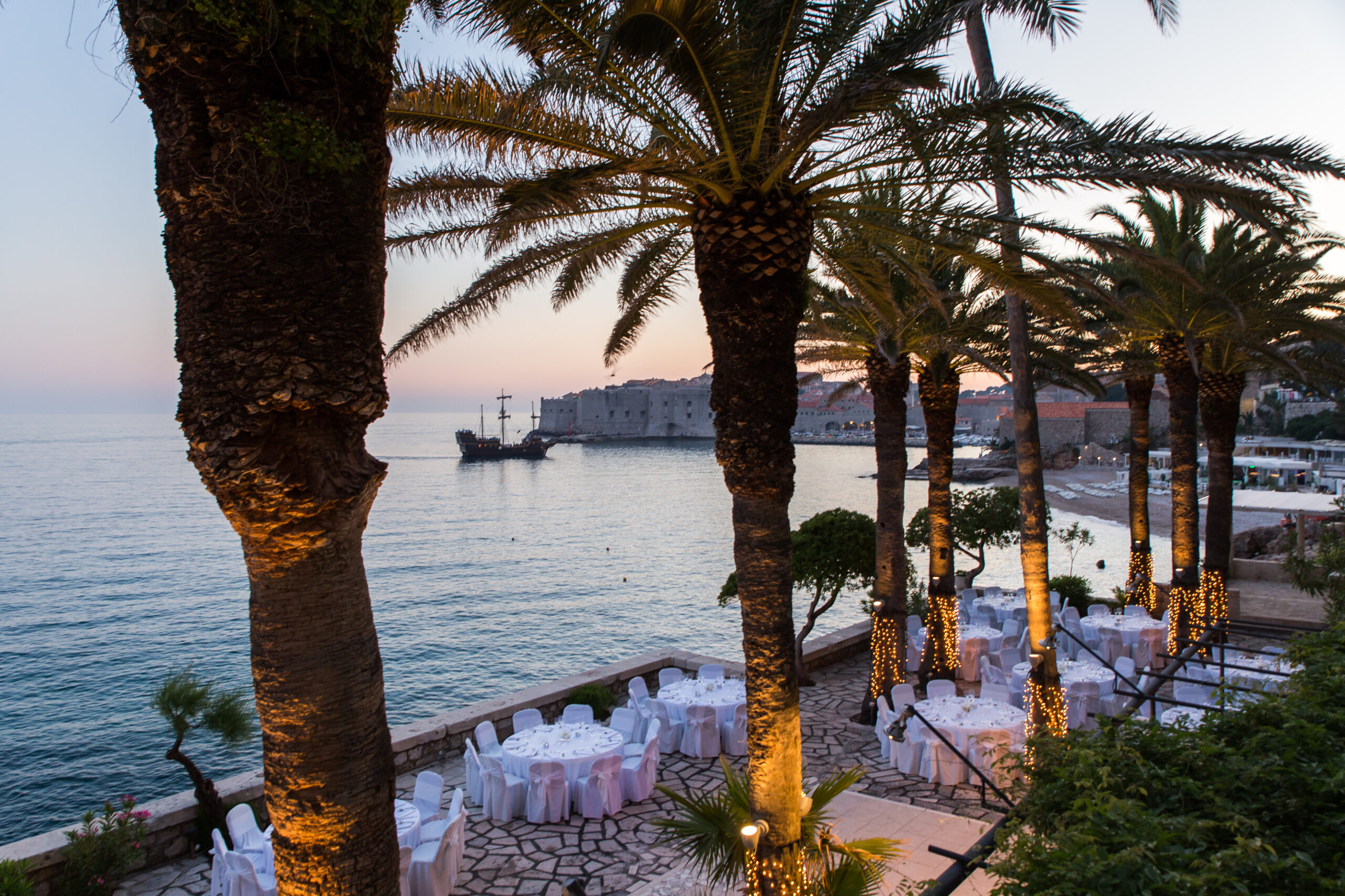 Vrt Palmi Exclusive gala dinner venue Dubrovnik events